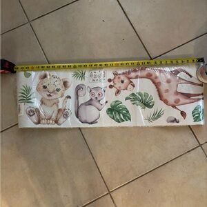 Jungle Animal Wall Decals 2 sheets